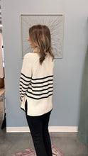 Load image into Gallery viewer, Striped Waffle Sweatshirt
