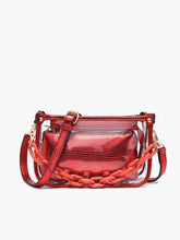 Load image into Gallery viewer, Jessica Clear Crossbody with Chain
