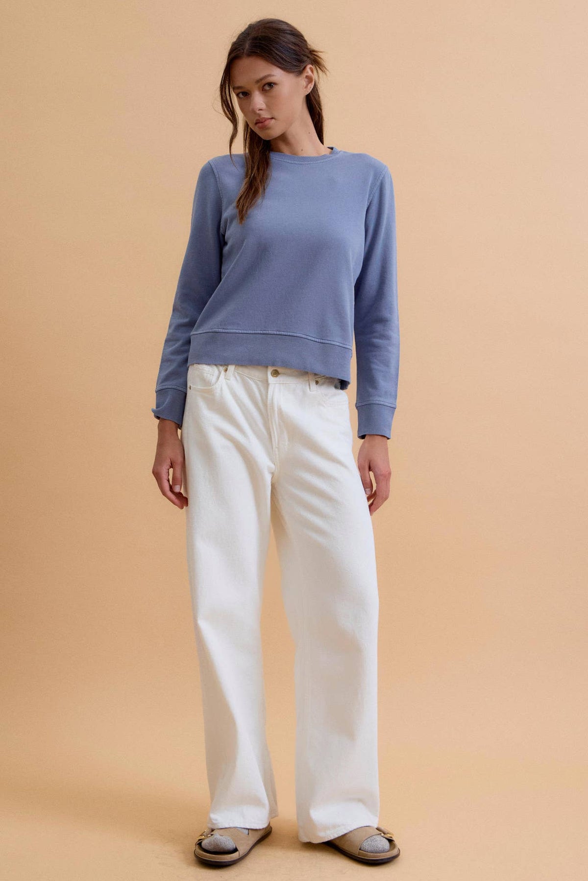 Fleece Crew Neck Sweatshirt