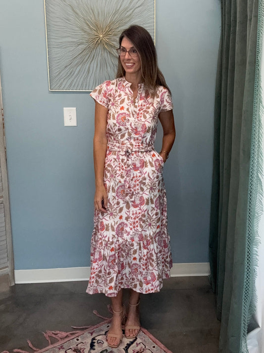 The Juna Dress- Desert Rose