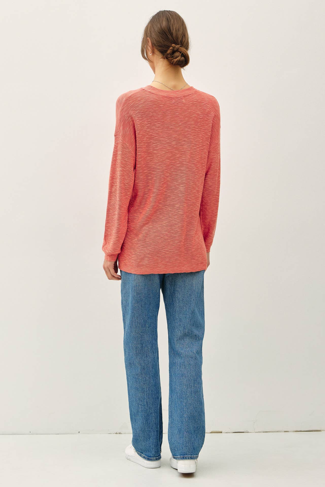 Lightweight Cotton Slub Sweater