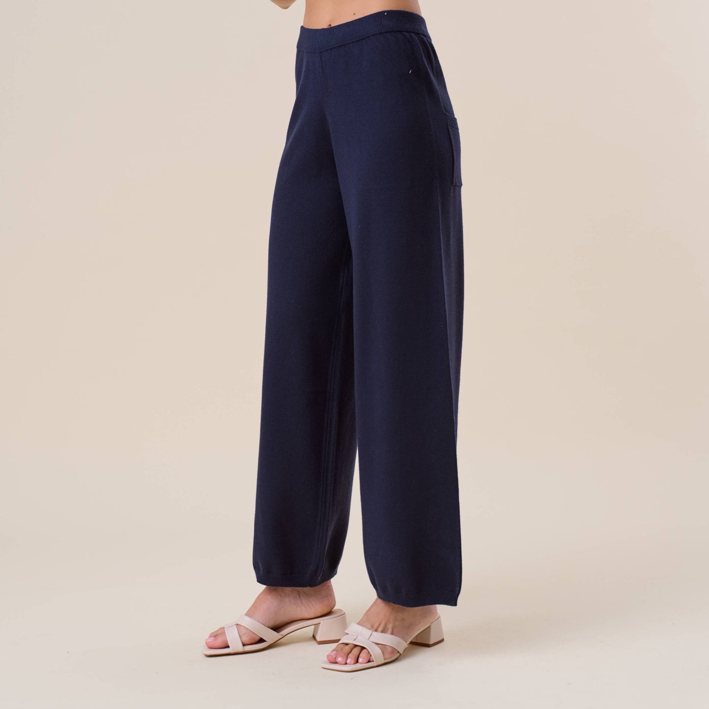 Wide Leg Sweater Pants
