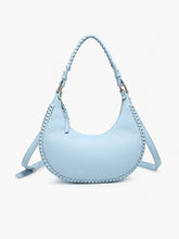 Load image into Gallery viewer, Aria Whipstitch Crescent Shoulder Bag
