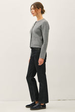 Load image into Gallery viewer, Wool Blend Gold Button Cardigan

