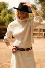 Load image into Gallery viewer, Textured Turtle Neck Sweater
