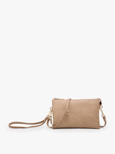 Load image into Gallery viewer, Riley Monogrammable 3 Compartment Crossbody/Wristlet
