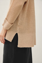 Load image into Gallery viewer, Dolman Sleeve Rolled Cuff Sweater
