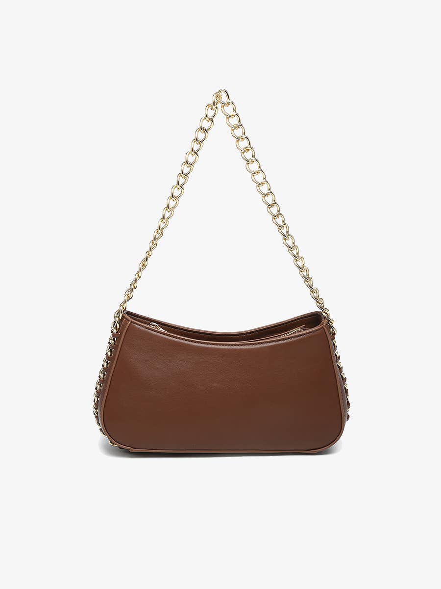 Juneau Chain Stitched Shoulder Bag