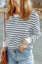 Load image into Gallery viewer, Casual Striped Long Sleeve Top
