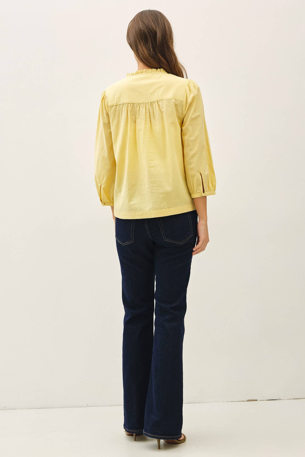 Cotton Button Up Flowy Top