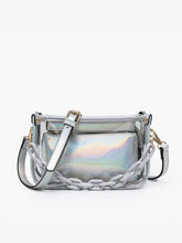 Load image into Gallery viewer, Jessica Clear Crossbody with Chain
