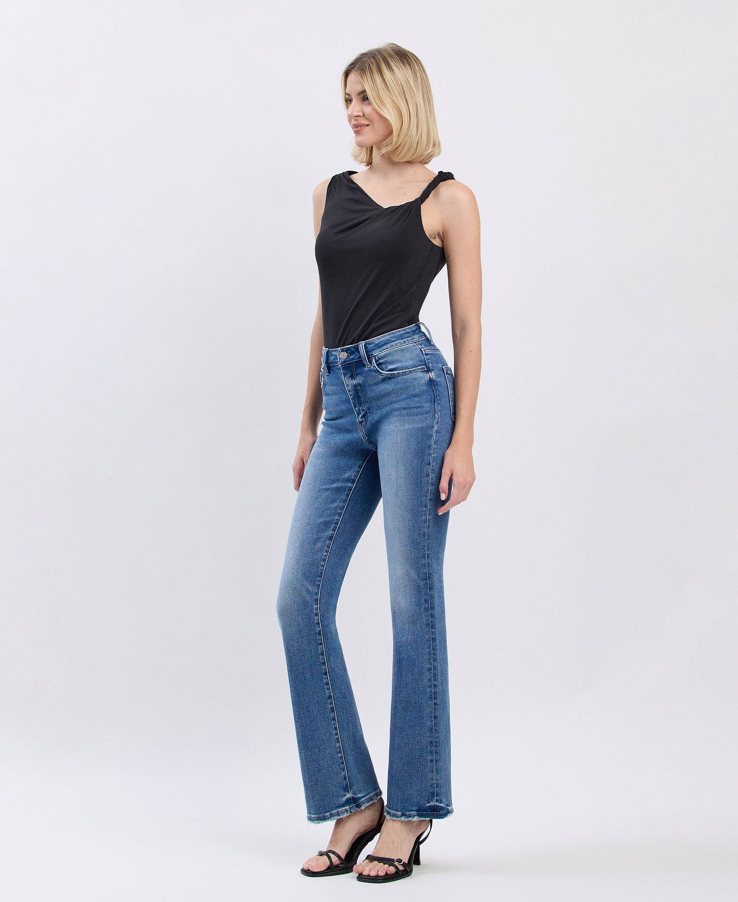 Allison High Rise Full Length Bootcut Jeans