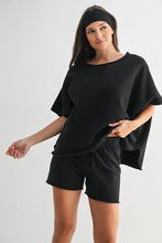 Load image into Gallery viewer, Dolman Short Sleeve Sweatshirt Top
