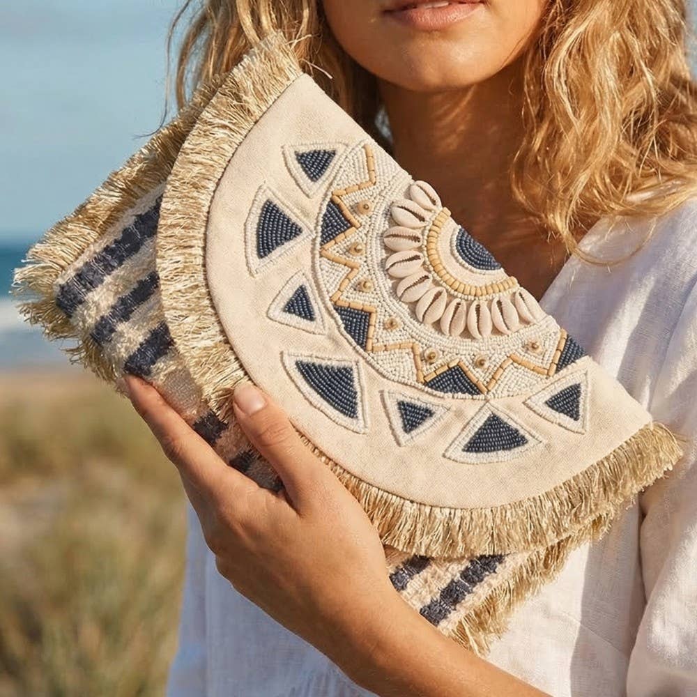 Beaded clutch Antik