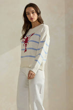 Load image into Gallery viewer, Striped Lobster Sweater
