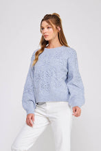 Load image into Gallery viewer, Floral Embroidery Sweater
