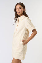 Load image into Gallery viewer, Embroidered Collared Short Sleeve Mini Dress
