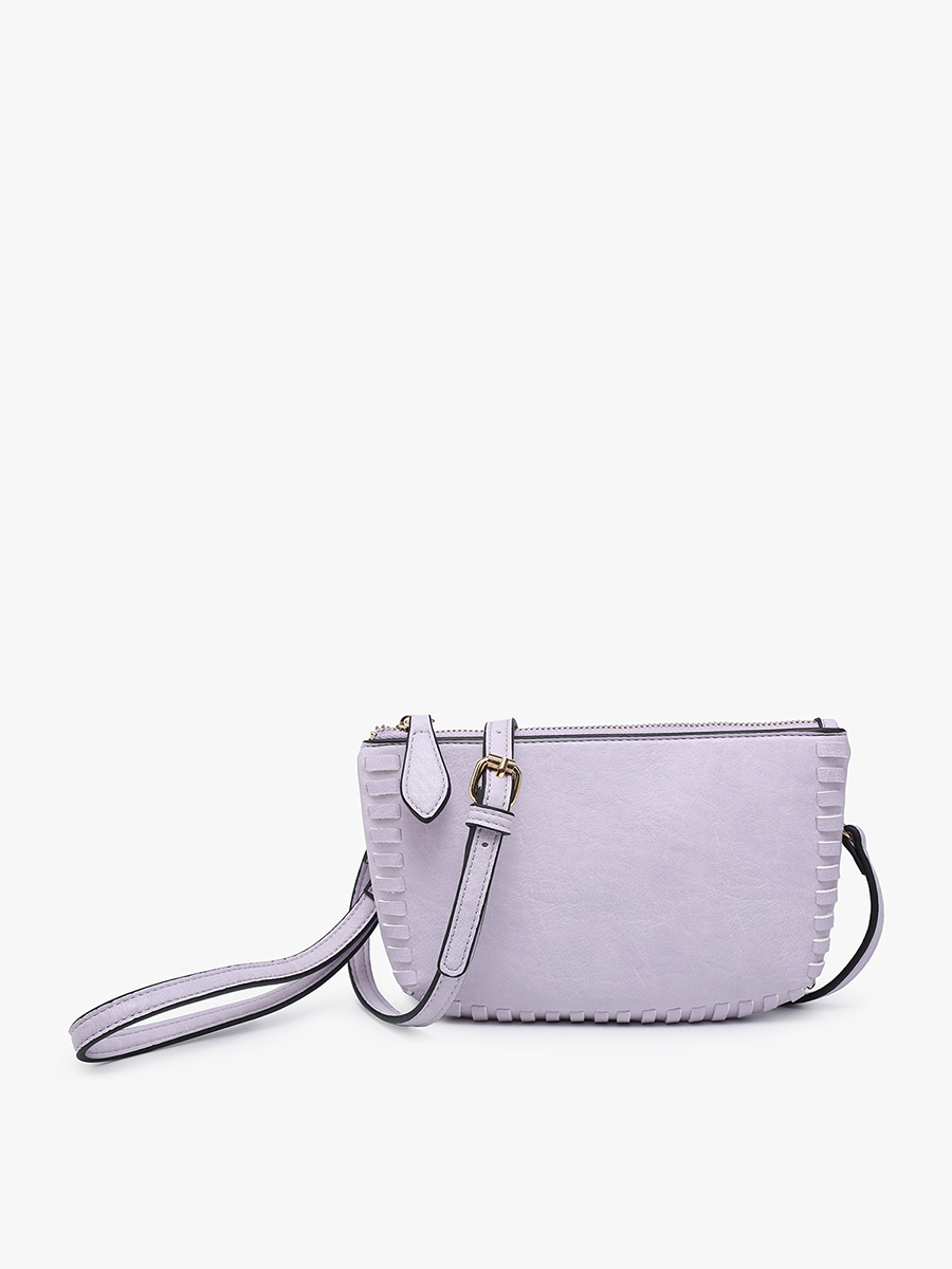 Bonnie Dual Compartment Whipstitch Crossbody