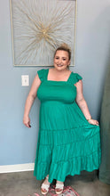 Load image into Gallery viewer, Silky Smocked Maxi Dress
