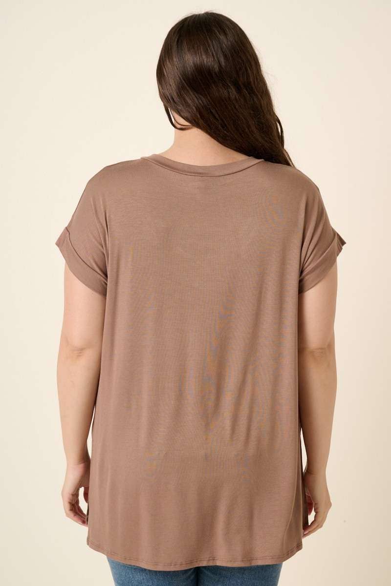 Bamboo V Neck Top