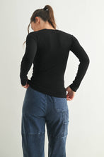 Load image into Gallery viewer, Long Sleeve Micro Ribbed Top
