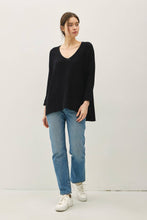 Load image into Gallery viewer, Dolman Sleeve Rolled Cuff Sweater
