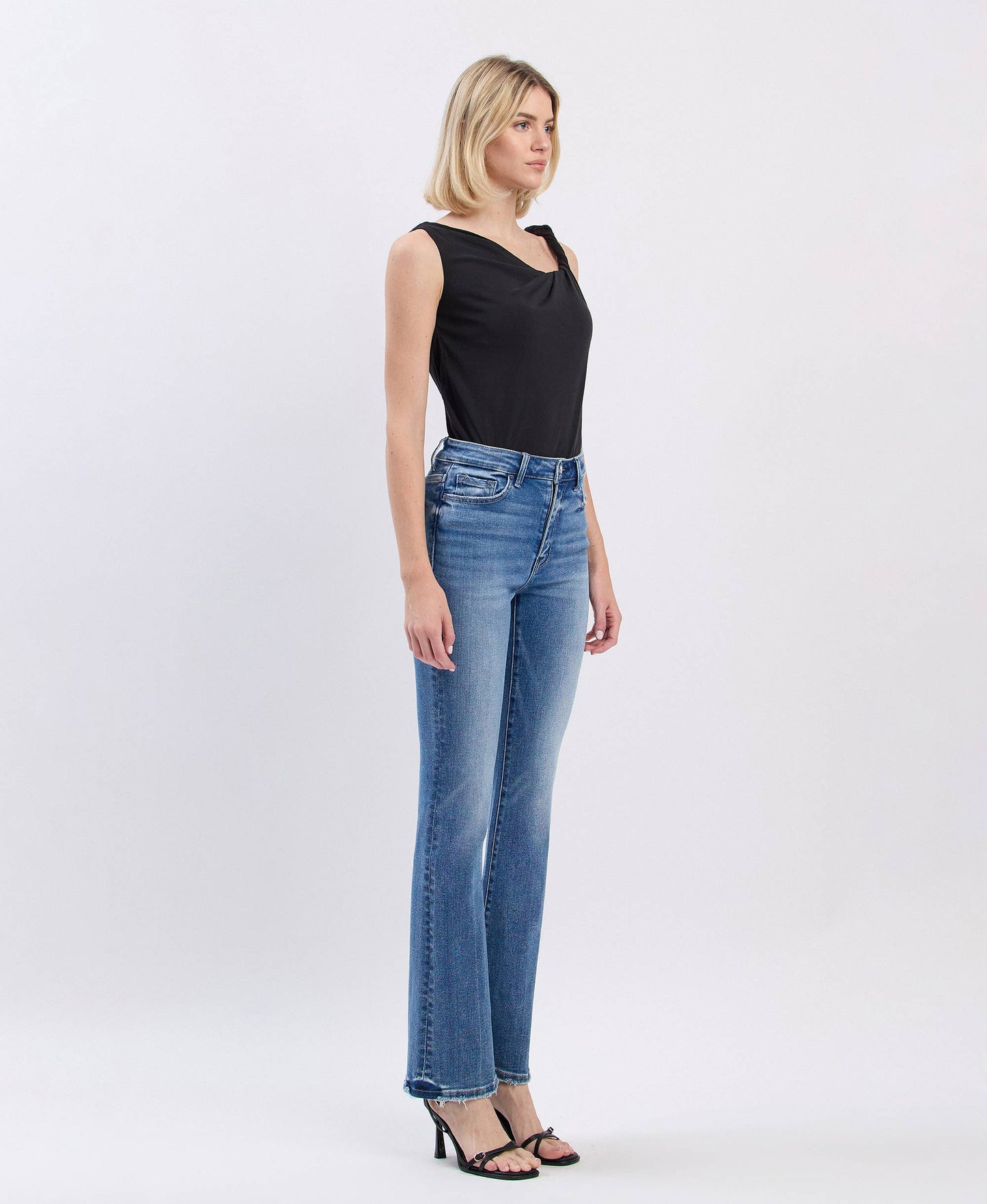 Allison High Rise Full Length Bootcut Jeans