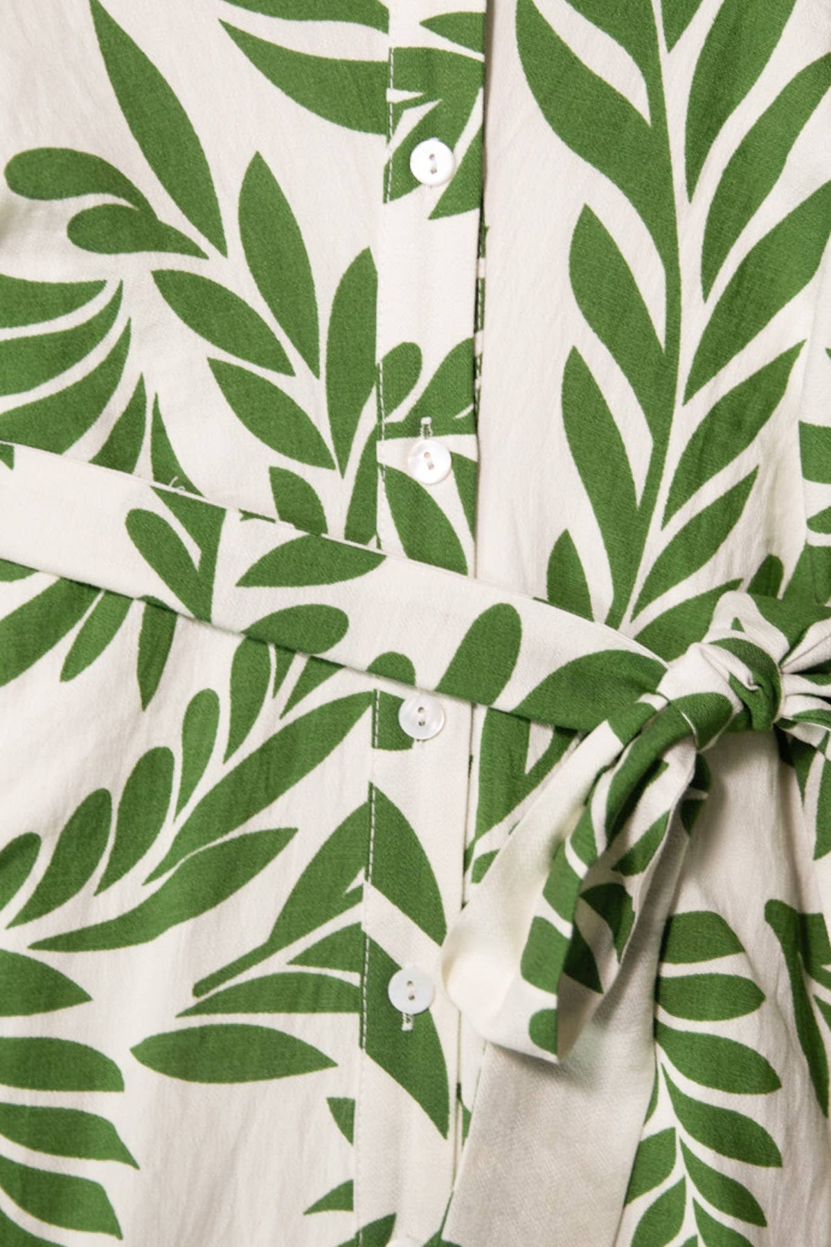 Green printed Dress