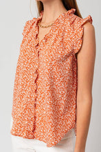 Load image into Gallery viewer, Ruffle Detail Sleeveless Top
