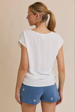 Load image into Gallery viewer, Front Knot Short Sleeve Top

