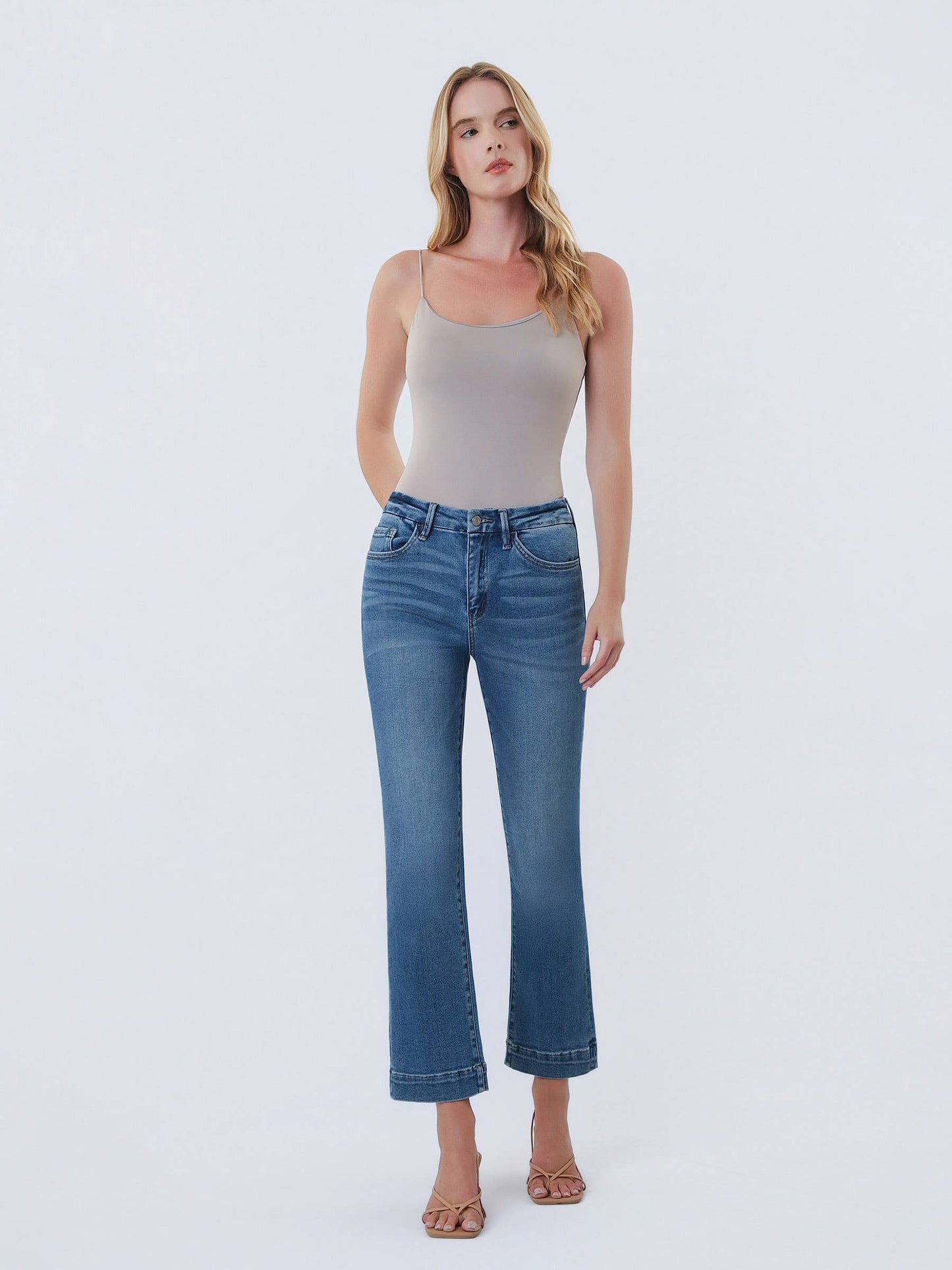 Adore You -HIGH RISE KICK FLARE JEANS