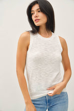 Load image into Gallery viewer, Round Neck Knit Sleeveless Top
