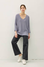 Load image into Gallery viewer, Dolman Sleeve Rolled Cuff Sweater
