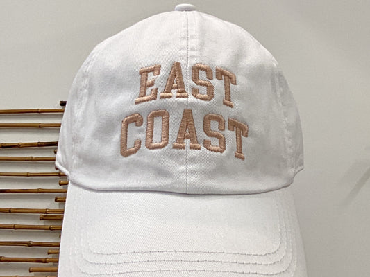 East Coast Embroidered Baseball Cap