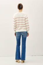 Load image into Gallery viewer, Heathered Striped Sweater
