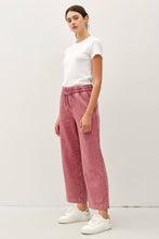 Load image into Gallery viewer, Acid Wash Cotton Drawstring Sweatpants
