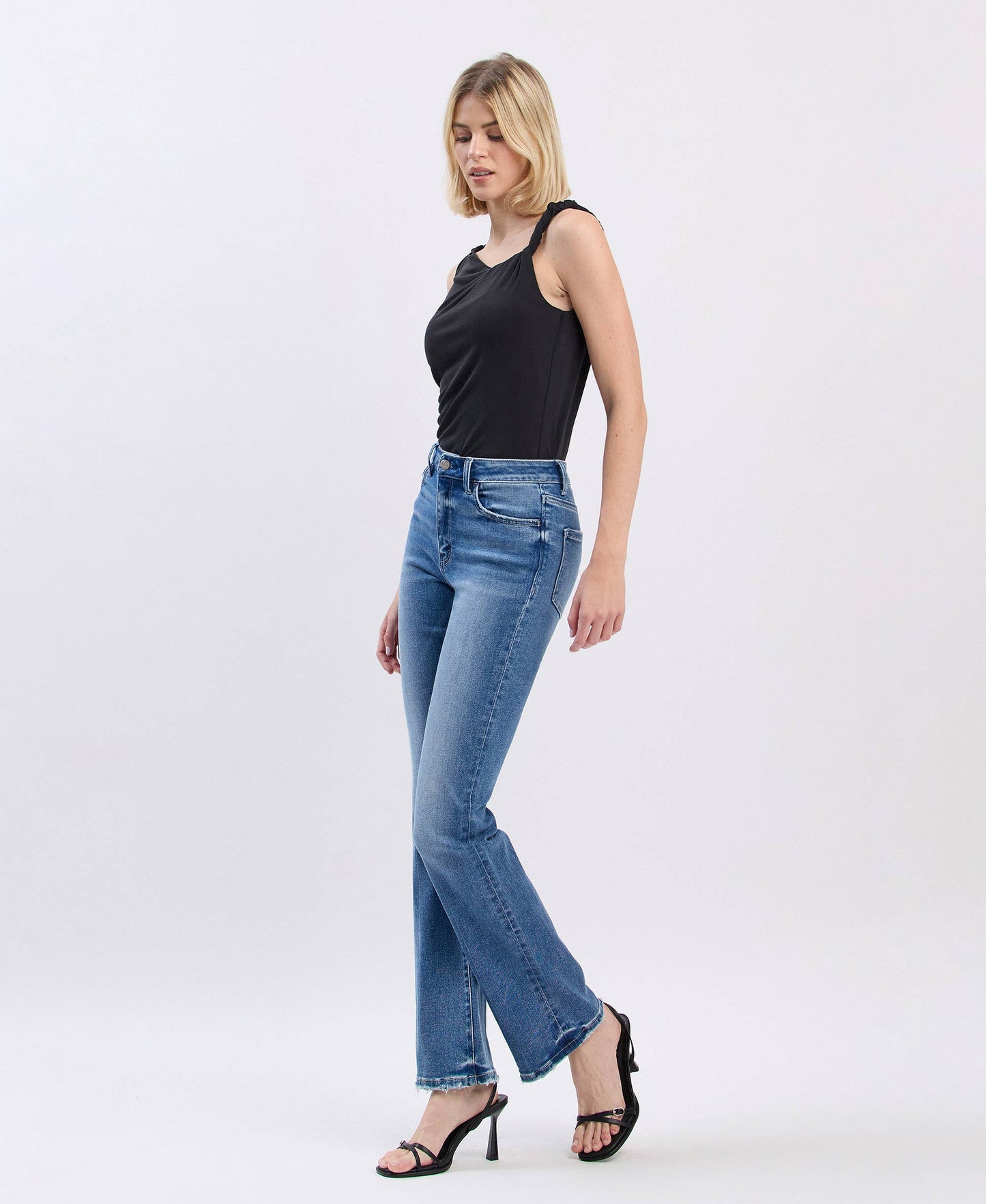 Allison High Rise Full Length Bootcut Jeans