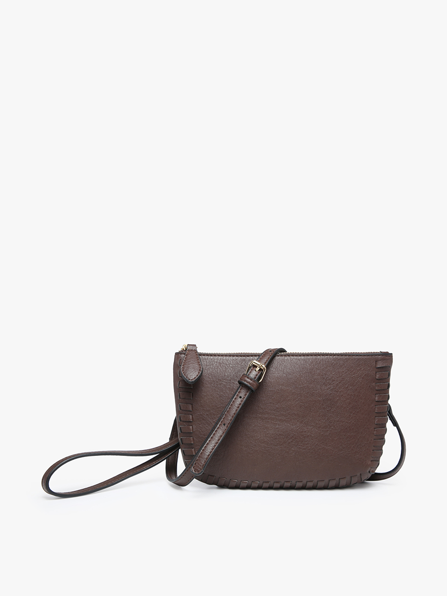 Bonnie Dual Compartment Whipstitch Crossbody