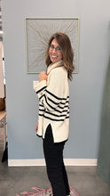 Load image into Gallery viewer, Striped Waffle Sweatshirt
