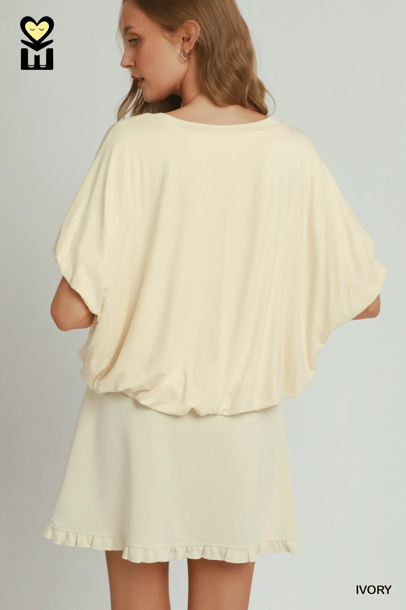 Bamboo Bubble Sleeve Top