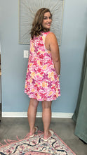 Load image into Gallery viewer, Linen Blend Babydoll Sleeveless Dress
