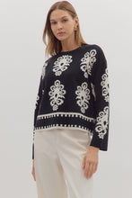 Load image into Gallery viewer, Appliqué Print Long Sleeve Top

