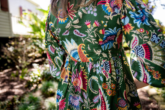 The Audrey Dress- Hunter Paisley
