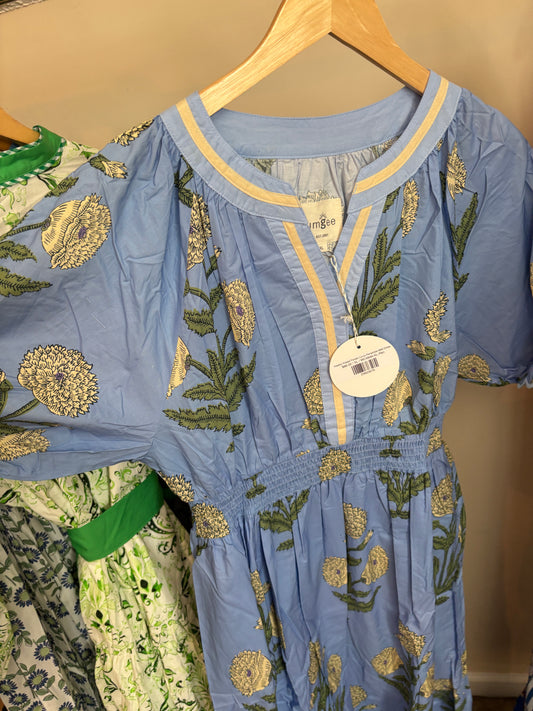 Rental- UmGee Periwinkle Floral Maxi Dress