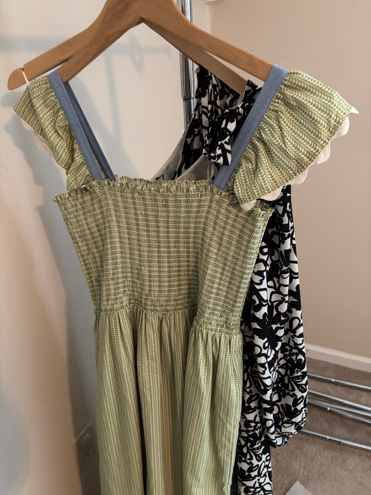 Rental- Smocked Tiered Maxi Dress