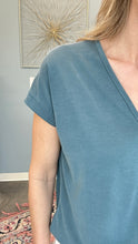 Load image into Gallery viewer, V-Neck Center Seam Jersey Top
