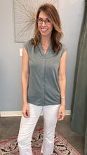 Load image into Gallery viewer, Front Pleat V-Neck Top
