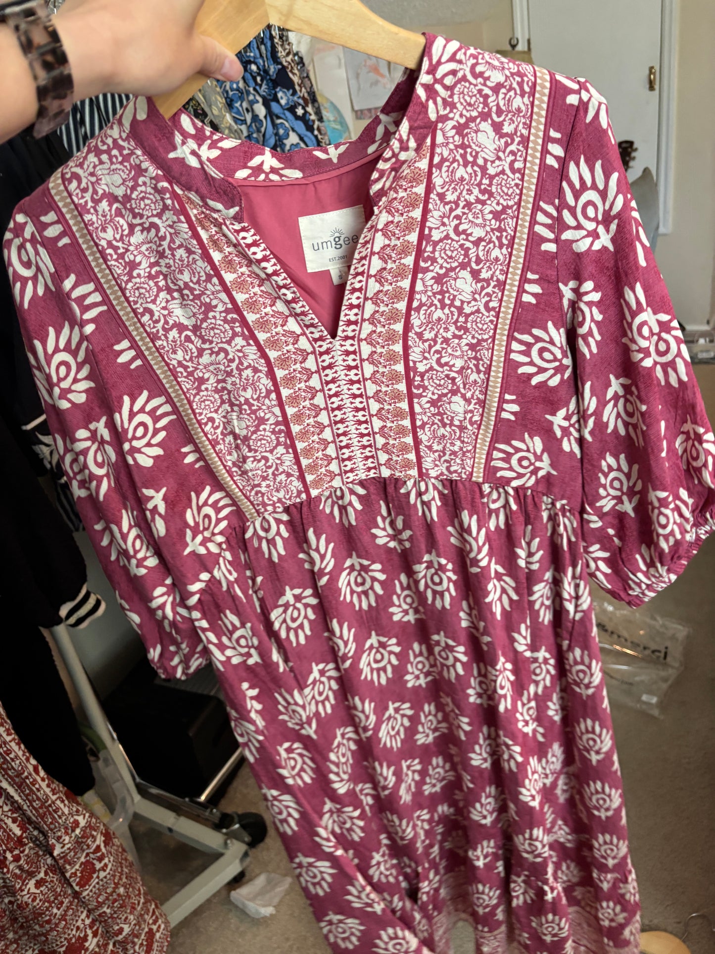 Rental- UmGee Rose Maxi Dress