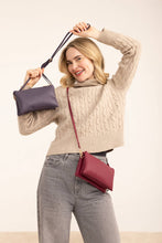 Load image into Gallery viewer, Riley Monogrammable 3 Compartment Crossbody/Wristlet
