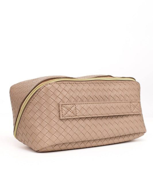 Jolee Cosmetic Bag- Light Brown